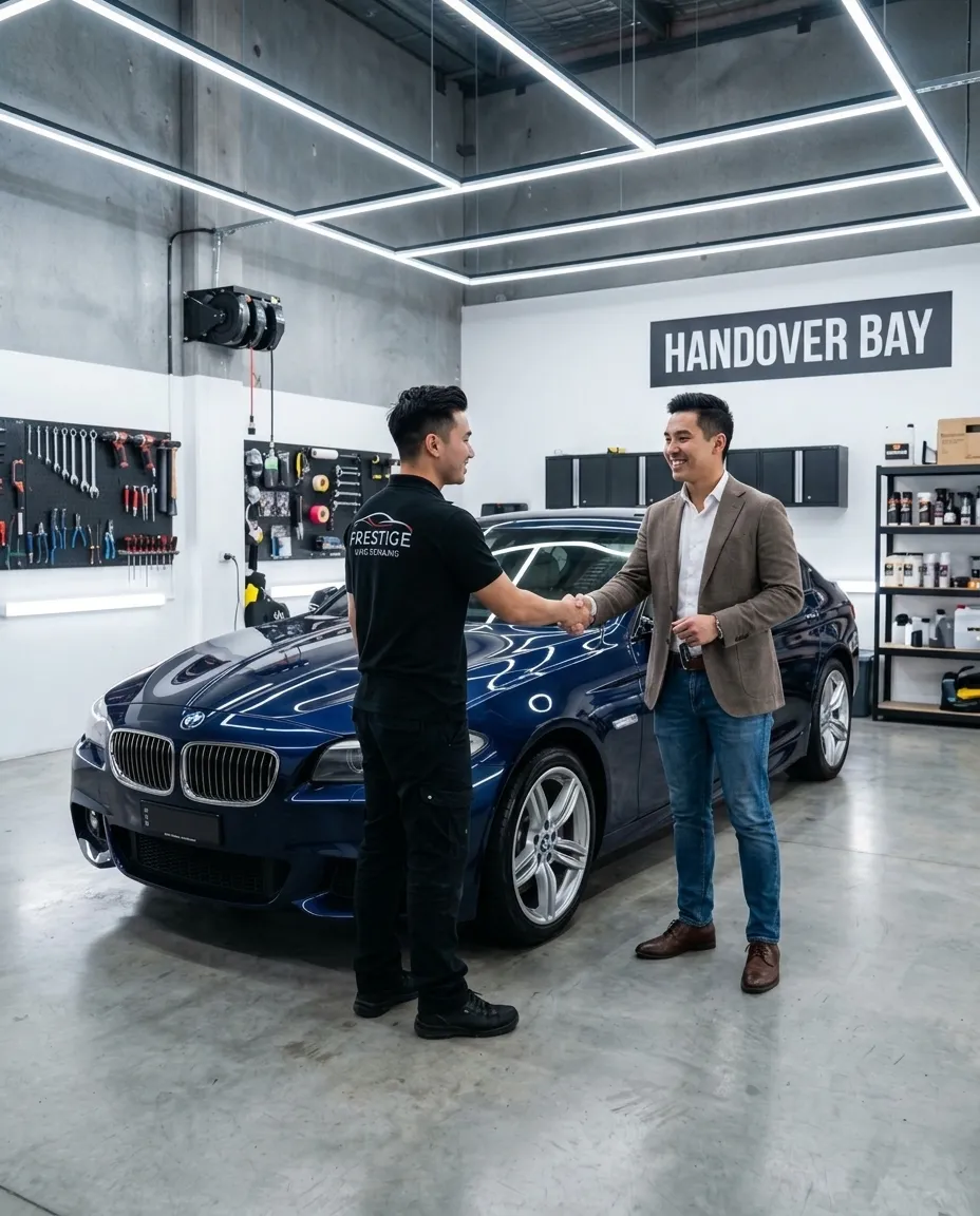 Xe bàn giao tại xưởng T&T Auto Detailing